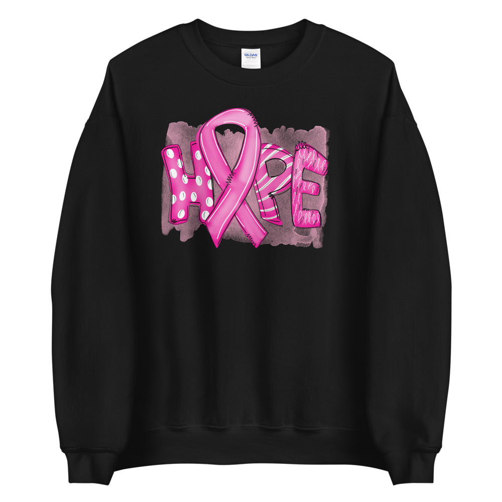 HOPE - Breast Cancer Awareness - Unisex Sweatshirt.