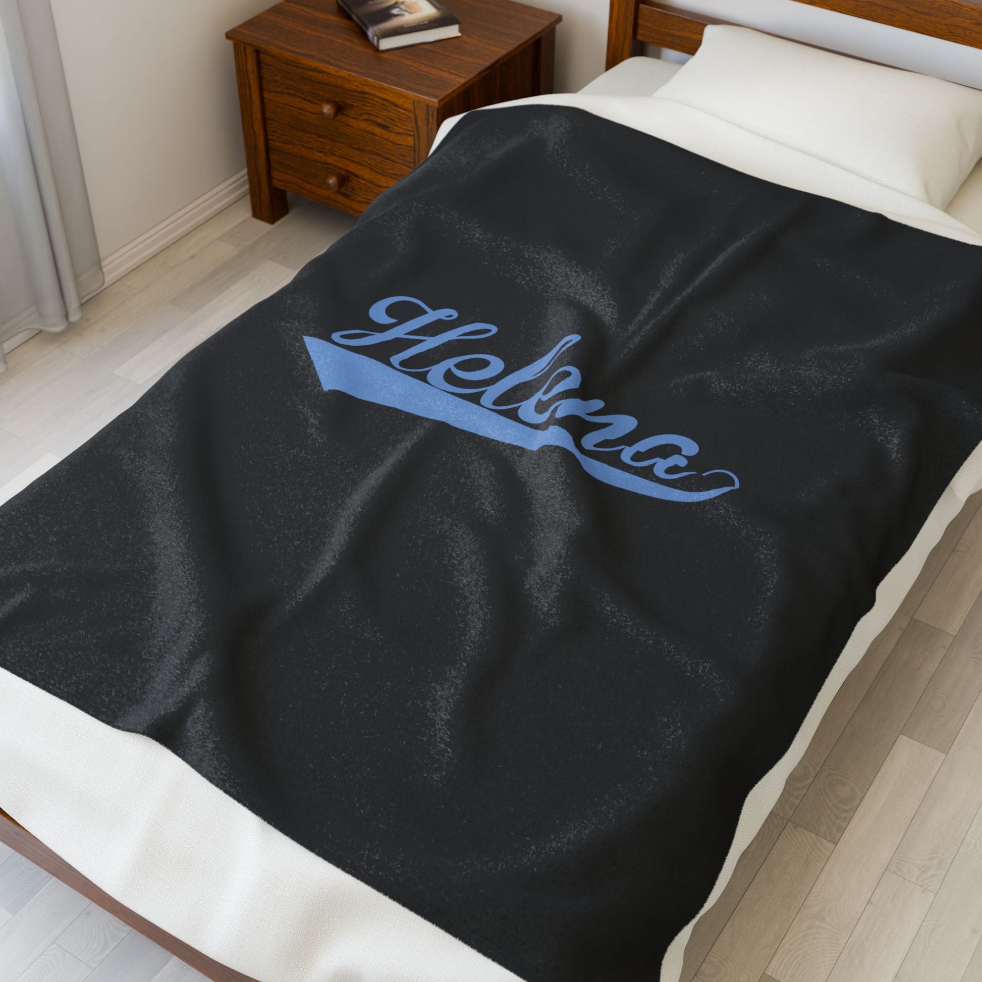 Helena Velveteen Plush Blanket - joyful