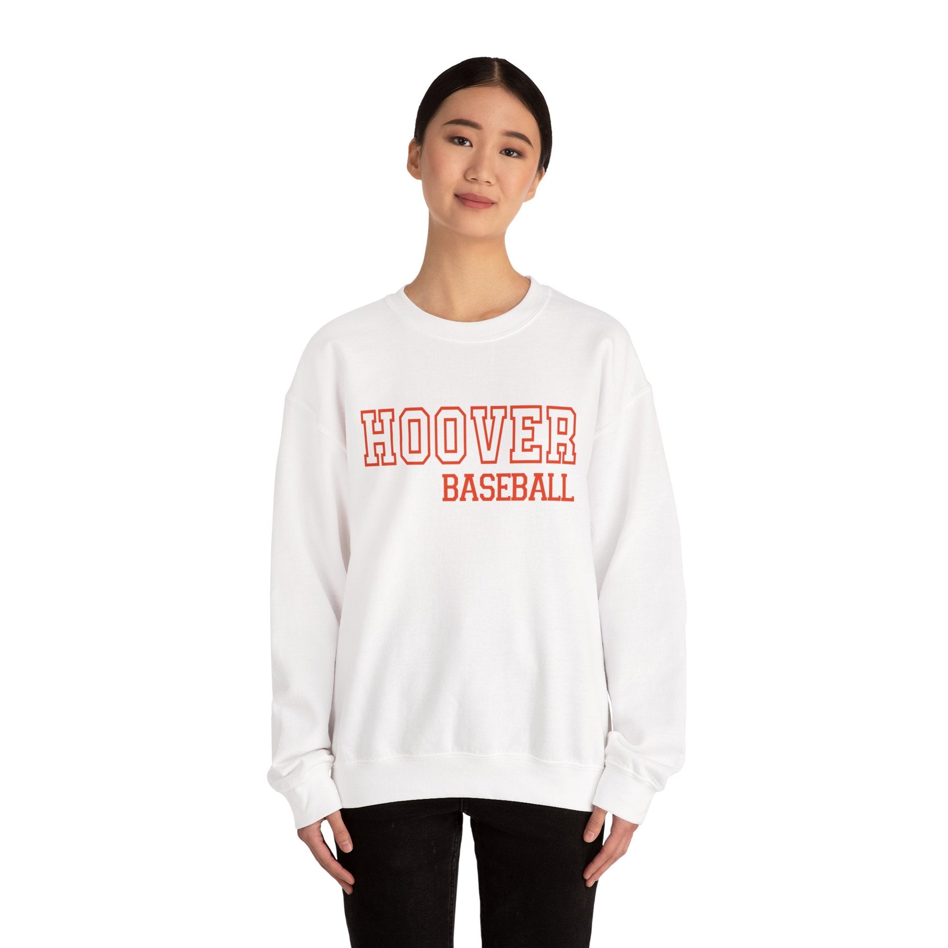 Hoover baseball Unisex Heavy Blend™ Crewneck Sweatshirt - joyful