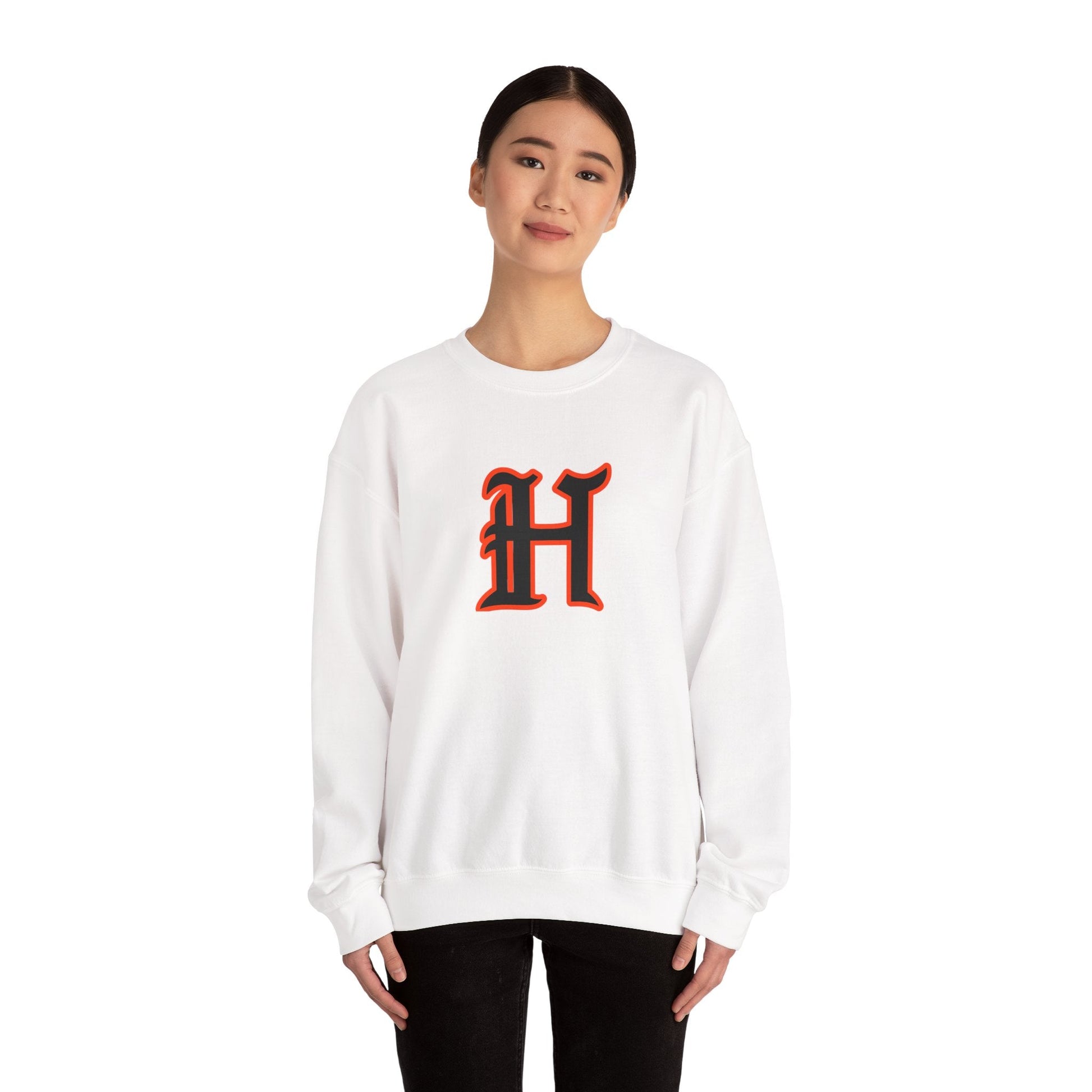 Hoover - H Unisex Heavy Blend™ Crewneck Sweatshirt - joyful