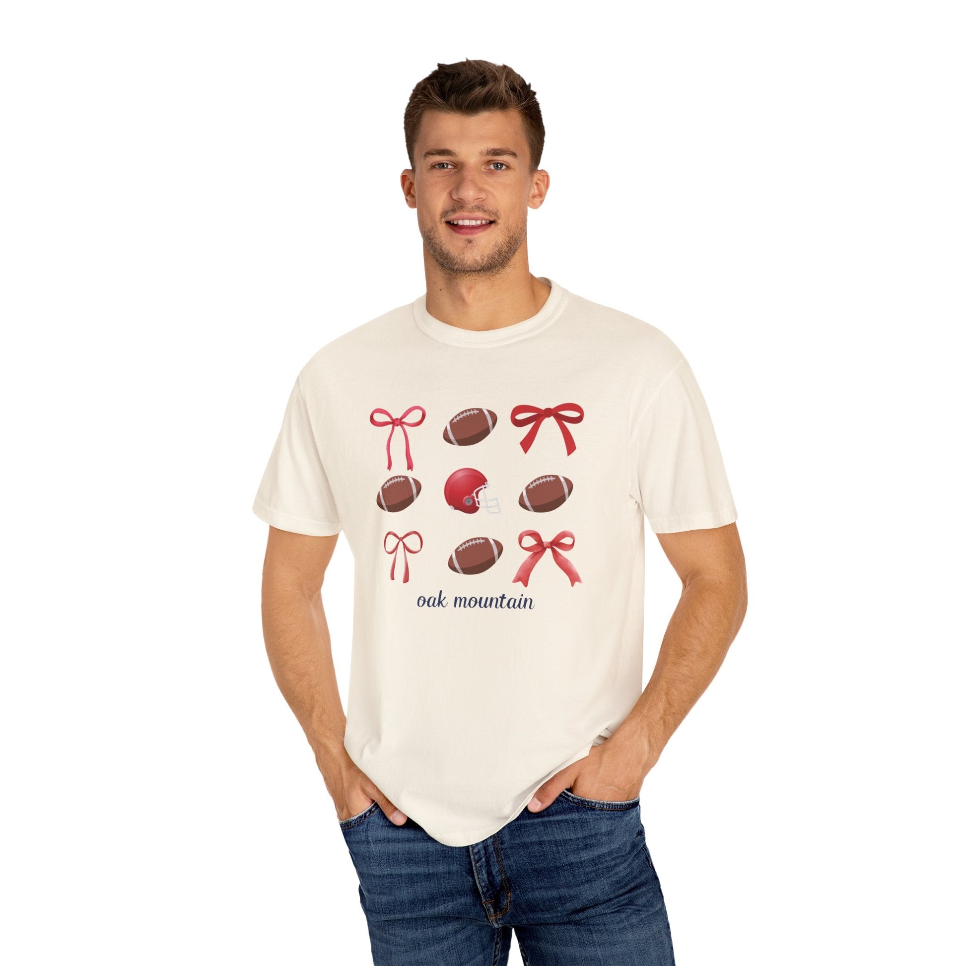 Oak Mountain - Balls & Bows Comfort Colors T-shirt - joyful