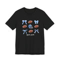 Spain Park - Balls & Bows Unisex Jersey Short Sleeve Tee - joyful