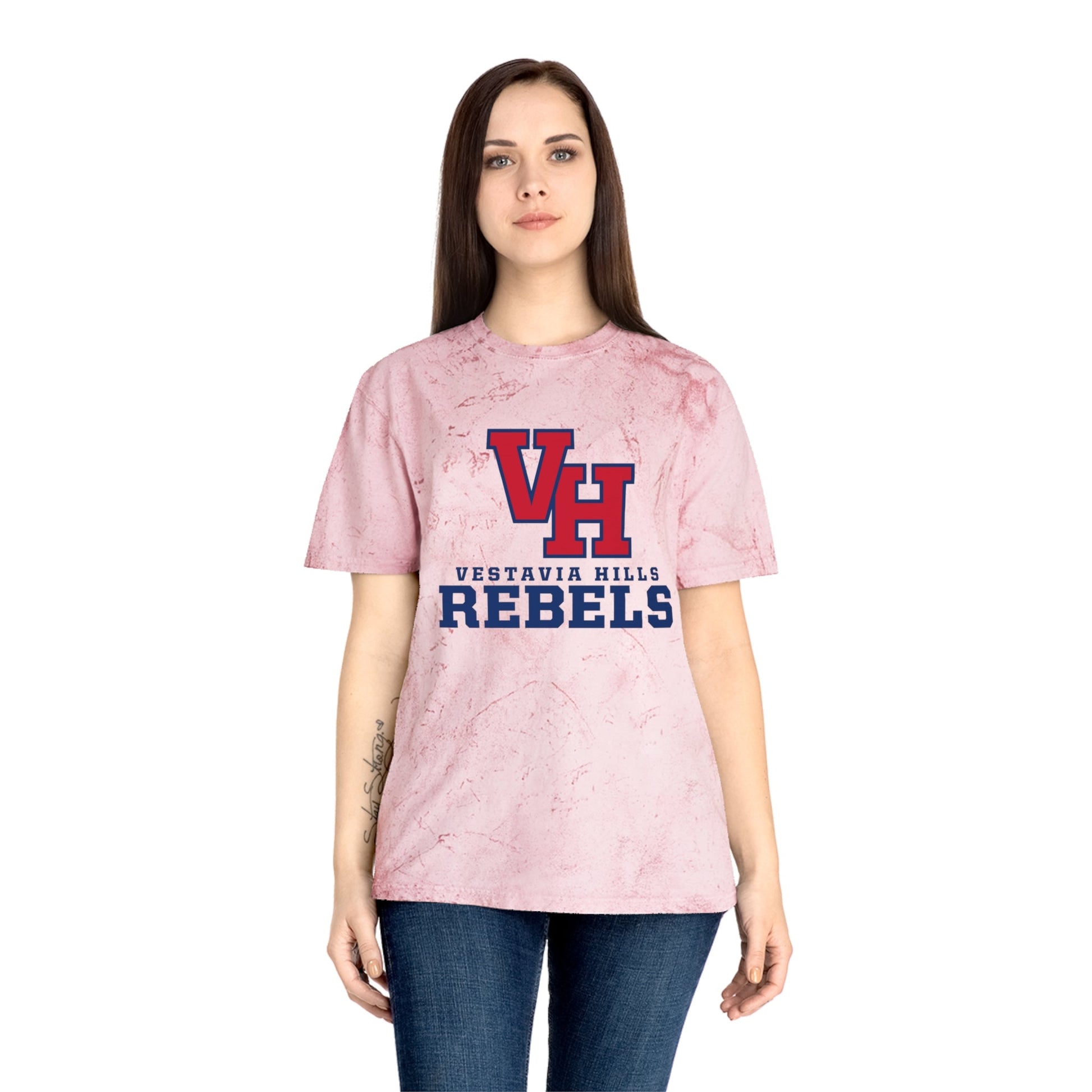 Vestavia - Vestavia Hills Rebels Unisex Color Blast T-Shirt - joyful
