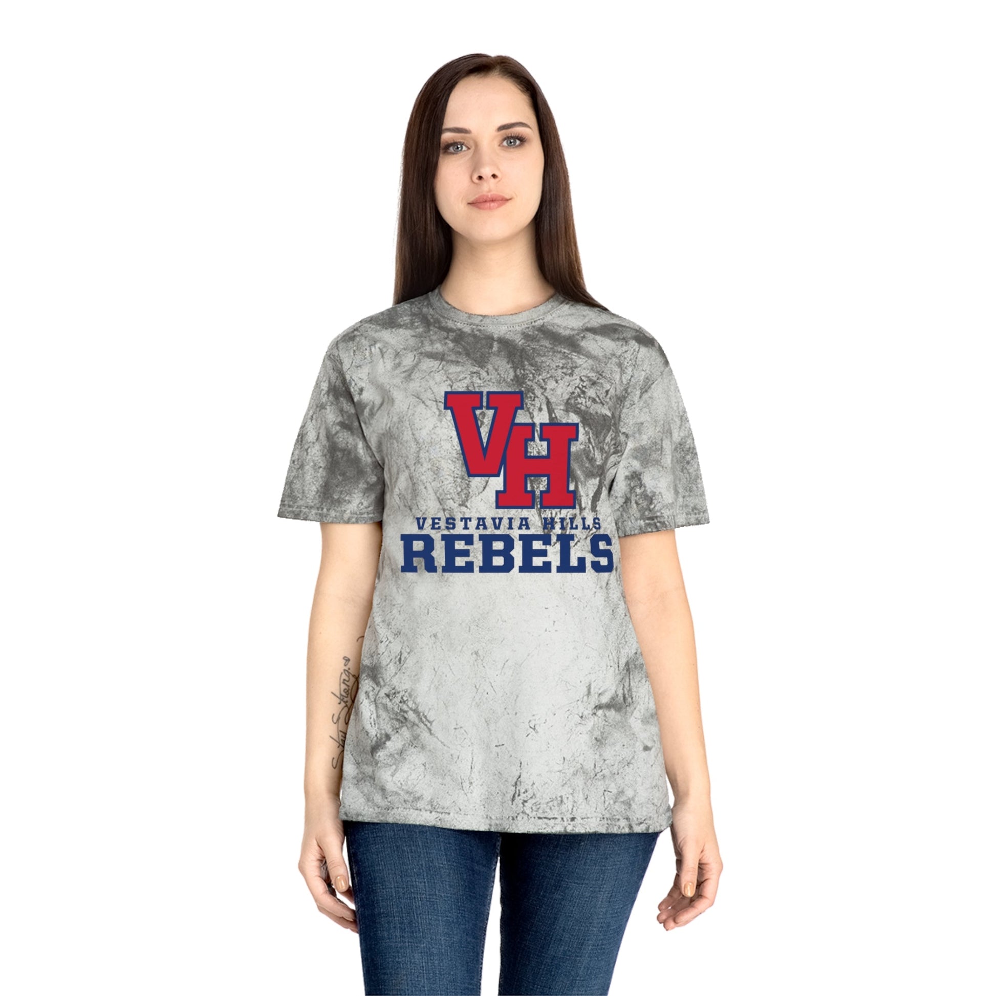 Vestavia - Vestavia Hills Rebels Unisex Color Blast T-Shirt - joyful