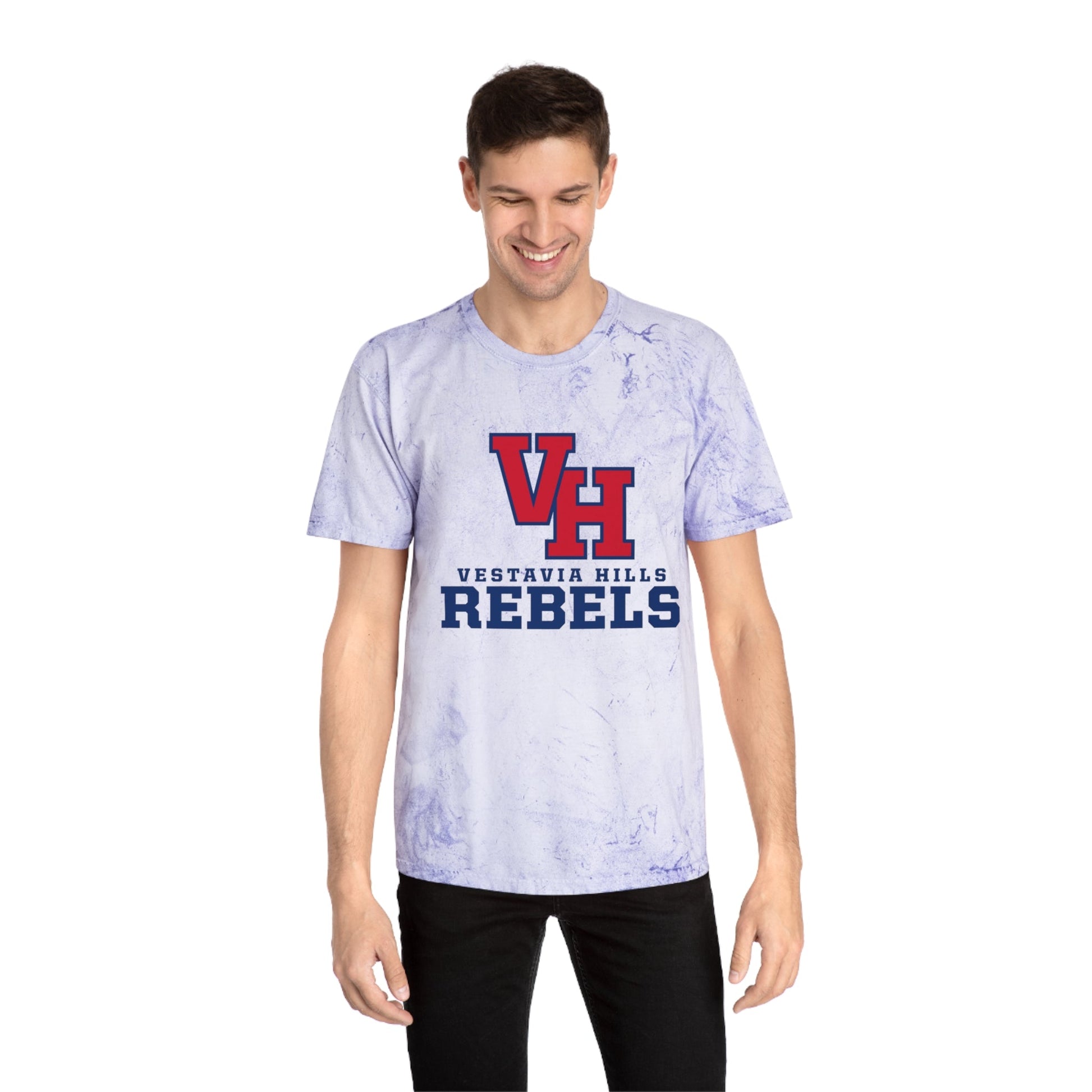Vestavia - Vestavia Hills Rebels Unisex Color Blast T-Shirt - joyful
