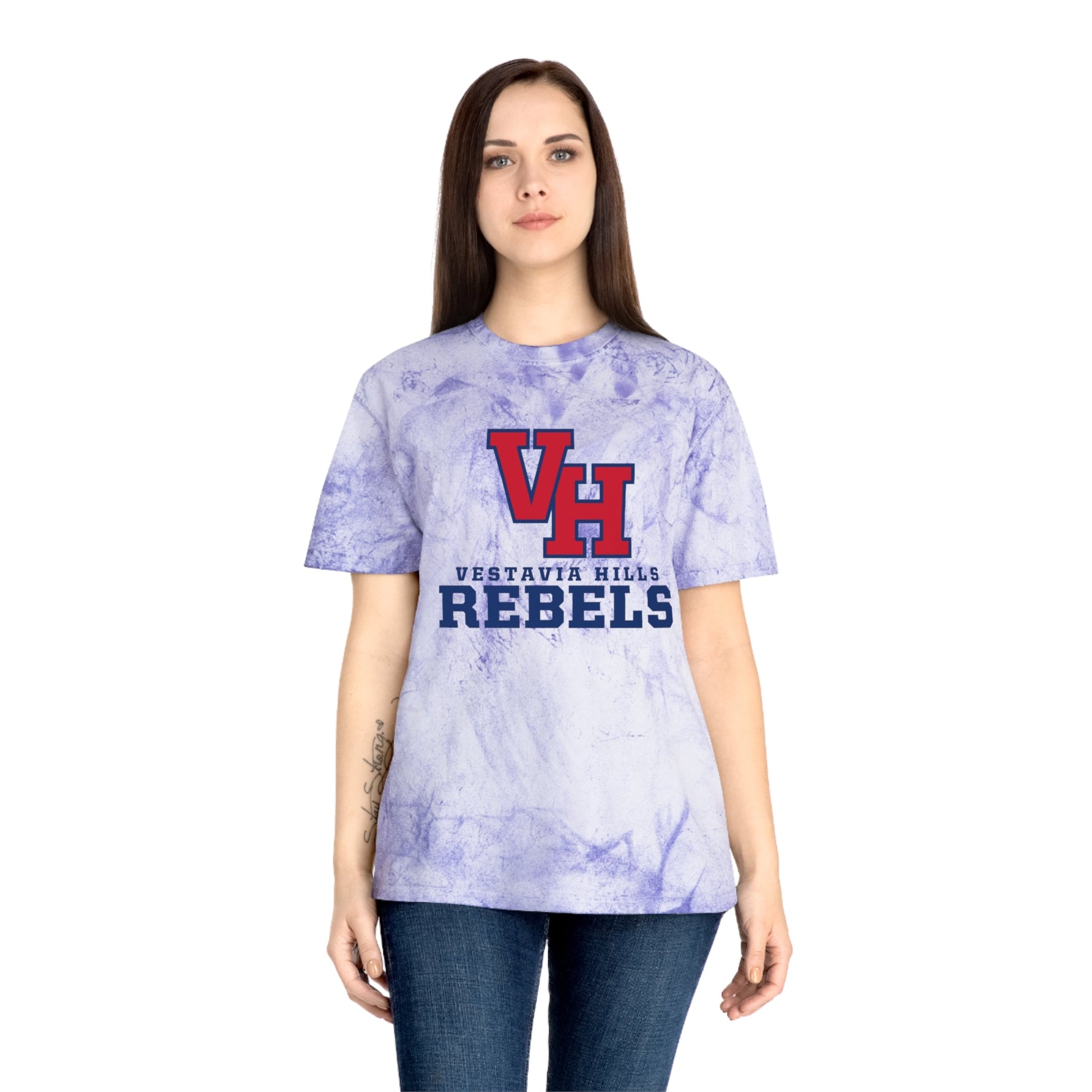 Vestavia - Vestavia Hills Rebels Unisex Color Blast T-Shirt - joyful
